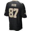 Kieara NO.Saints #87 Joe Horn Black Game Retired Player Jersey