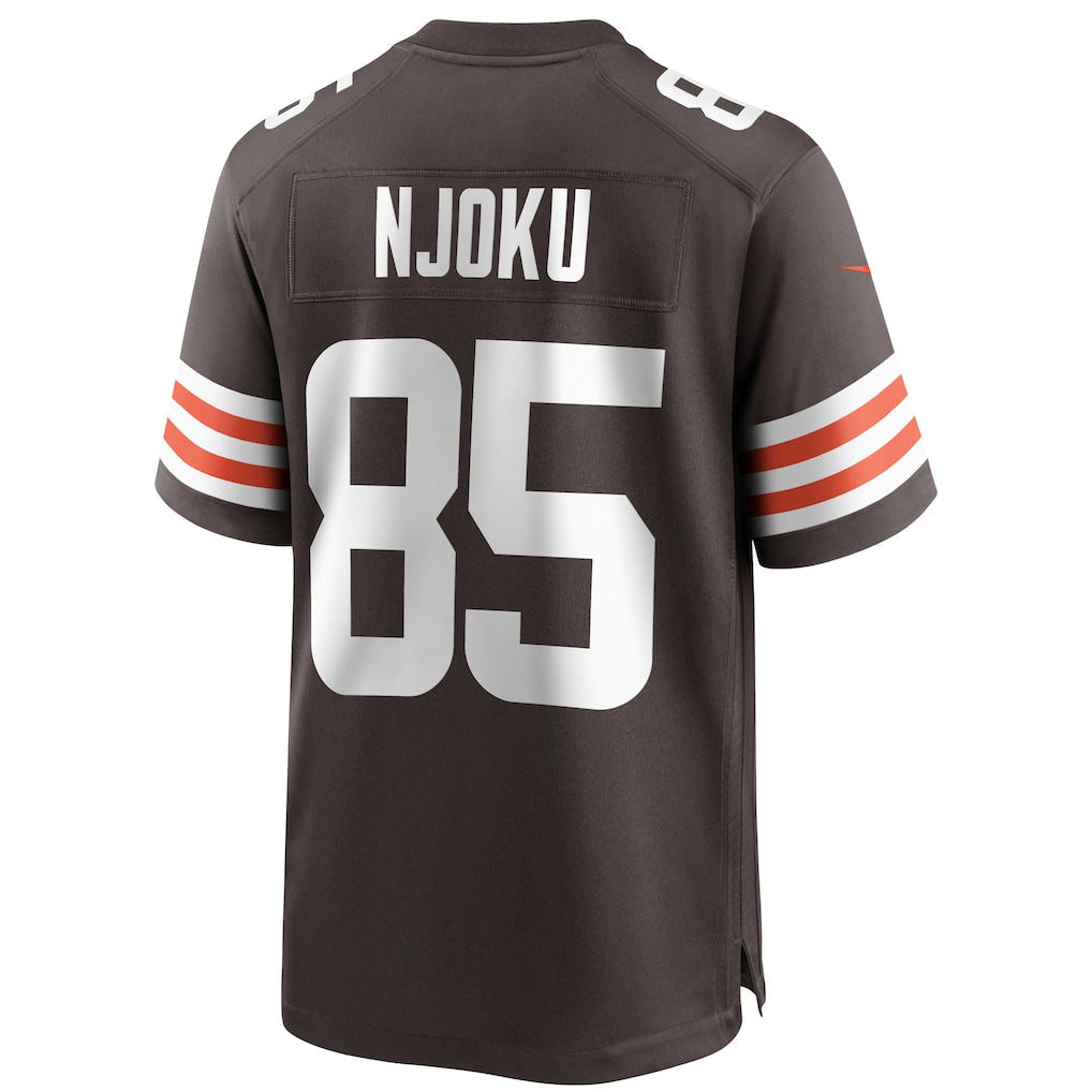 Kieara C.Browns #85 David Njoku Brown Player Game Jersey