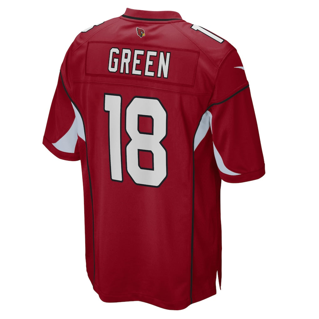 Kieara A.Cardinals #18 A.J. Green Cardinal Game Jersey